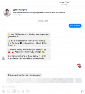 Messenger Marketing Chat Bot educacional